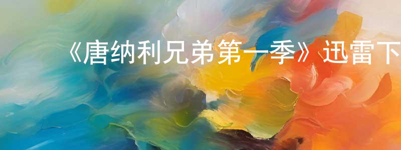 ﻿陈伯霖发布﻿《唐纳利兄弟第一季》迅雷下载/在线观看-犯罪历史-美剧天堂